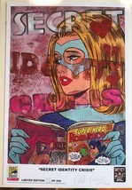 Secret Identity Crisis 13x19” Signed Print By Frank Forte Comic Con Exclusive - £22.02 GBP