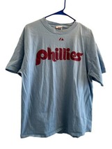 PHILADELPHIA PHILLIES MAJESTIC TEE RYAN HOWARD #6 MLB PLAYER POWDER BLUE... - $450.46 MXN