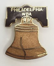 Vintage WBA Philadelphia Liberty Bell Pin Women&#39;s Bowling Association - £7.86 GBP