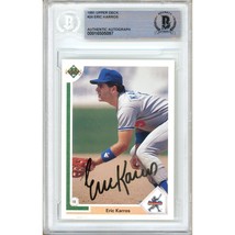 Eric Karros Los Angeles Dodgers Auto 1991 Upper Deck Baseball Signed BAS... - $99.99