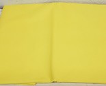 Peva Vinyl Flannel Back Tablecloth, 60&quot; Round (4-6 people) YELLOW COLOR,BH - $12.86