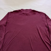 Croft & Barrow Men’s XL Easy Care Mock Neck Red Cotton T-Shirt Long Sleeve image 10