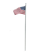 3&#39; x 5&#39; American Flag with 15&#39; Aluminum Flagpole Kit - $2,851.02 MXN