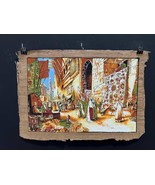 Handmade Papyrus Art: Arab Bazaar, Cairo, Egypt, Handmade Glowing in the... - $2,185.50 MXN
