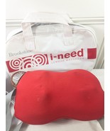 Brookstone I-NEED Lumbar Back Shiatsu Massage Pillow Massager W/ Travel ... - $646.23 MXN