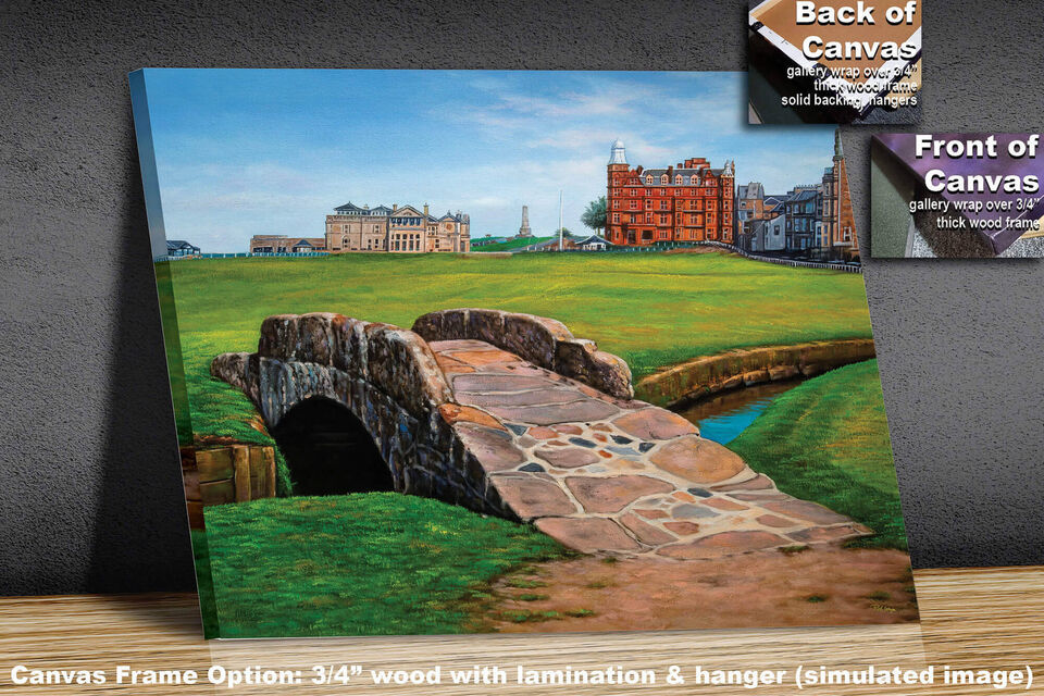 St Andrews Links Open Championship British Swilcan Bridge Swilken Art Print 2 Item image 3