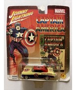 Johnny Lightning Captain America #100 &#39;56 Chevy Convertible Marvel 2002 ... - £10.02 GBP