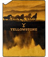 Northwest Yellowstone Oversized Silk Touch Sherpa Throw Blanket,, Wild H... - £43.06 GBP