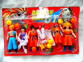 DRAGON BALL Z Collectible Model Figurines (Set of 6)  - £62.76 GBP