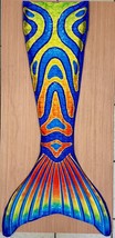 Fin Fun Mermaid Tail &amp; Monofin (Blue and Orange), Adult XS - £30.91 GBP