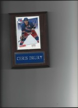CHRIS DRURY PLAQUE NEW YORK RANGERS NY HOCKEY NHL   C - $0.01