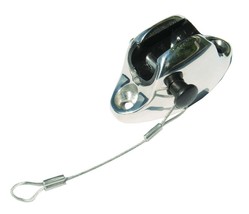 Bimini Top Stainless Steel Ball and Socket Deck Mount with Pin and Lanyard - $23.13