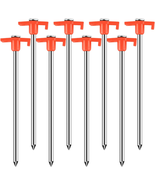 Tent Stakes Heavy Duty Tent Nail Camping Stakes,Tent Pegs for Pop up Can... - £17.72 GBP