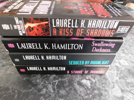 Laurel K Hamilton lot of 4 Meredith Gentry Series Fantasy Paperbacks - £6.36 GBP