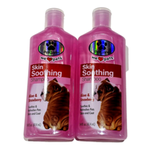 2 Petcare Skin Soothing Shampoo Aloe &amp; Strawberry Refresh Dog Skin And C... - $22.99