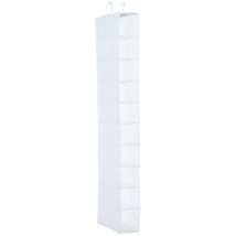 Whitmor Hanging Shoe Shelves 10 Section White - £28.76 GBP