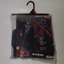 NEW The Batman Halloween Costume DC Rubies Boys Medium 8 Jumpsuit Cape Mask - £13.21 GBP