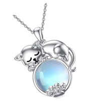 Cat and Dog Jewelry for Women Dog and Cat Crystal for - £90.48 GBP