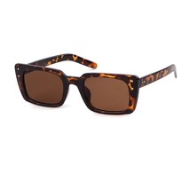Retro Square Sunglasses Women 90S Vintage Small Plastic Tortoise Shell Frame Gla - £20.84 GBP