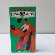 Walt Disney Cartoon Classics Volume 5 Here&#39;s Pluto VHS Video Tape 1991 - £4.23 GBP