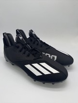 Adidas Adizero Scorch 2 SM Black White Football Cleats Men&#39;s GZ0409 Size 11.5 - £85.90 GBP