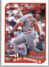 1989 Topps 45 Kal Daniels  Cincinnati Reds - £0.77 GBP