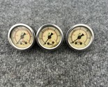 lot of 3 - Precision Gauge  1-1/2&quot;  0-30 psi Stainless Steel Pressure Ga... - $22.76