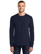 Port and Company 4X Tee Shirt  Ring Spun Cotton L/S Crew Neck - $6.92