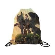 How to Train Your Dragon Drawstring Bag 16.5&quot;(W) x 19.3&quot;(H) - £22.31 GBP