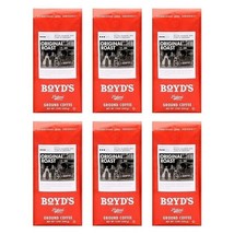 Boyd&#39;s Original Roast Ground Coffee, 100% Arabica Coffee, 12 Oz, 6 pack - £51.95 GBP