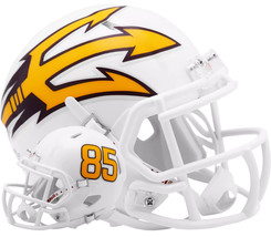 *Sale* Arizona State Sun Devils White Speed Mini Ncaa Football Helmet Riddell! - $31.71