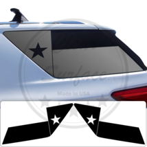 Fits 2018-2022 Chevy Traverse Texas Flag Rear Window Decal Stickers Matte Black - £25.79 GBP