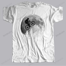 Cool Moon Mountain Bike T-shirt Men Short-Sleeve MTB Biker Tshirt Cyclist Graphi - £65.70 GBP