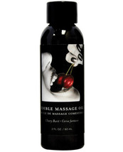 Earthly Body Edible Massage Oil - 2 Oz Cherry - $14.99