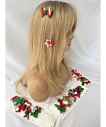 Christmas hairpin, Set 3 Pcs, hair clip, hair brooch, hair band, hair de... - £9.58 GBP