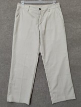 Adidas Golf ClimaLite Pants Mens 32x30 Beige Textured Lightweight - $26.60