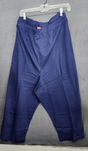 Woman Within Women&#39;s Plus Sz Navy Blue Knit Capri Pant Elastic Waist Sz ... - £15.67 GBP