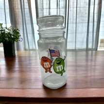 Vintage M &amp; M Glass Candy Jam 1984 Los Angeles Olympics Glass Anchor Hoking - $8.90