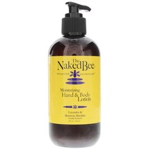 The Naked Bee Lavender Beeswax Absolute Hand &amp; Body Lotion 237ml/8oz - £19.95 GBP