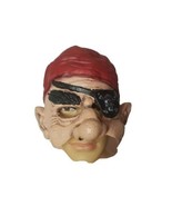 Seasons Pirate Halloween Mask Rubber Latex Pirates Eye Patch Bandana Fac... - £15.47 GBP