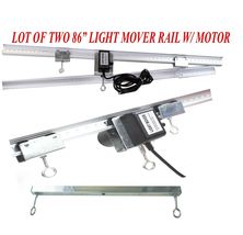 LOT  TWO 83&quot; Light Track Rail Motor Grow Light Mover 4 Reflector Hood DE... - $3,062.46 MXN