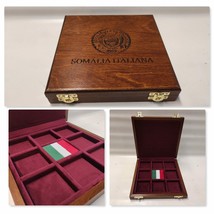 Specific wooden box set for numismatic series Type of Somalia I...-
show... - £79.42 GBP