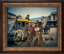  Donald Trump and Melania Trump western Art, Signed by the artist. - $1,138.50