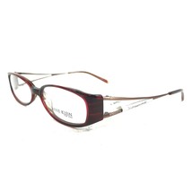 Anne Klein Eyeglasses Frames AK 8049 135 Brown Red Horn Oval 52-15-130 - $41.86