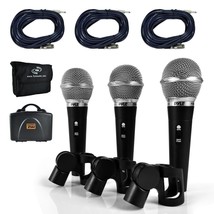Pyle - PDMICKT34 - Professional Dynamic Microphone - Kit of 3 - £75.89 GBP