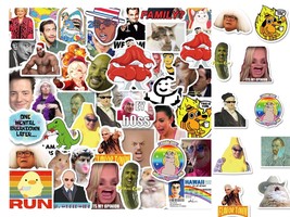 50 Pcs Meme Stickers Pack Stickers for Laptop,Funny Meme Stickers Spoof For Refr - £8.77 GBP