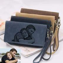 Customized Photo Wallet Personality Fashion Ladies Long Large-Capacity Synthetic - £19.77 GBP