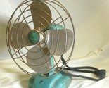 Wizard Turquoise Fan Art Deco Western Auto Supply Model BE2000A-17 Vinta... - $34.65