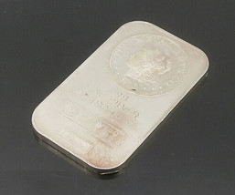 925 Sterling Silver - Vintage Shiny Metal Arts Co. 1913 Bullion Bar - TR2497 - £90.68 GBP
