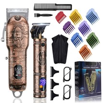 RESUXI Hair Clippers for Men Professional Barber Trimmer Kit ,Cordless Hair - £38.86 GBP